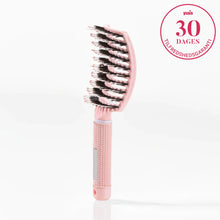 Curved Paddle Brush - Hårbørste med vildsvinehår