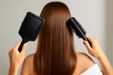 Paddle-børste vs rundbørste: Hvilken er bedst til dit hår