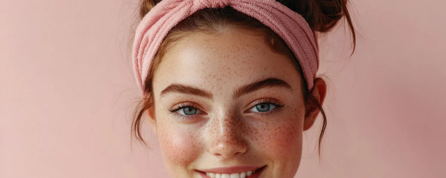 kvinde med pandebånd