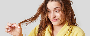 Kruset hår efter bad