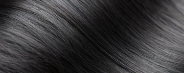 Sort hår