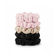5-pak Soft Satin Scrunchies - Medium