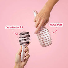 Mini Curvy Brush - Hårbørste med vildsvinehår