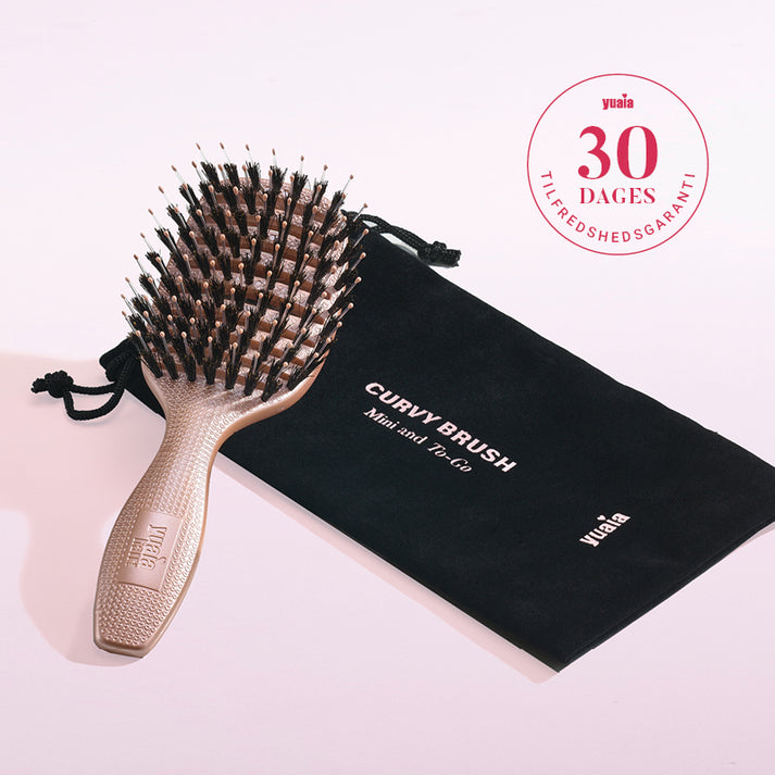 Mini Curvy Brush - Hårbørste med vildsvinehår
