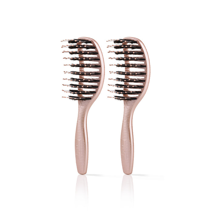 Mini Curvy Brush - Hårbørste med vildsvinehår