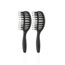 Mini Curvy Brush - Hårbørste med vildsvinehår