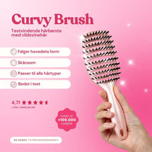 Curvy Brush - Hårbørste med vildsvinehår