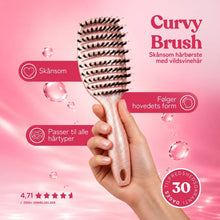 Curvy Brush - Hårbørste med vildsvinehår