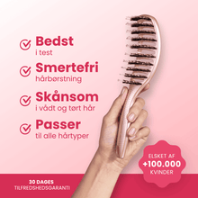 Curvy Brush - Hårbørste med vildsvinehår