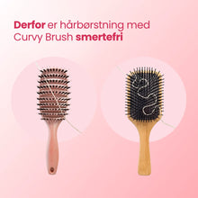 Curvy Brush - Hårbørste med vildsvinehår
