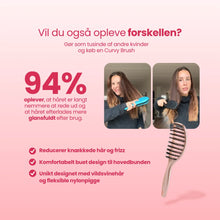 Curvy Brush - Hårbørste med vildsvinehår