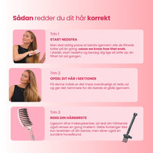 Curved Paddle Brush - Hårbørste med vildsvinehår