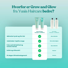 Grow and Glow Shampoo og Conditioner 250 ml - sulfatfri & silikonefri