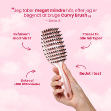 Curvy Brush - Hårbørste med vildsvinehår