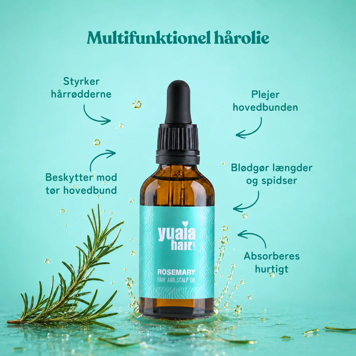 2 stk. Rosmarin hårolie + Gratis Gave