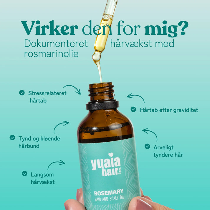 2 stk. Rosmarin hårolie + Gratis Gave
