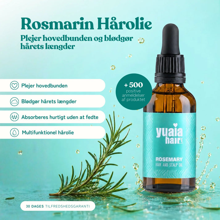 2 stk. Rosmarin hårolie + Gratis Gave