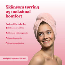 Mikrofiber håndklæde til hår