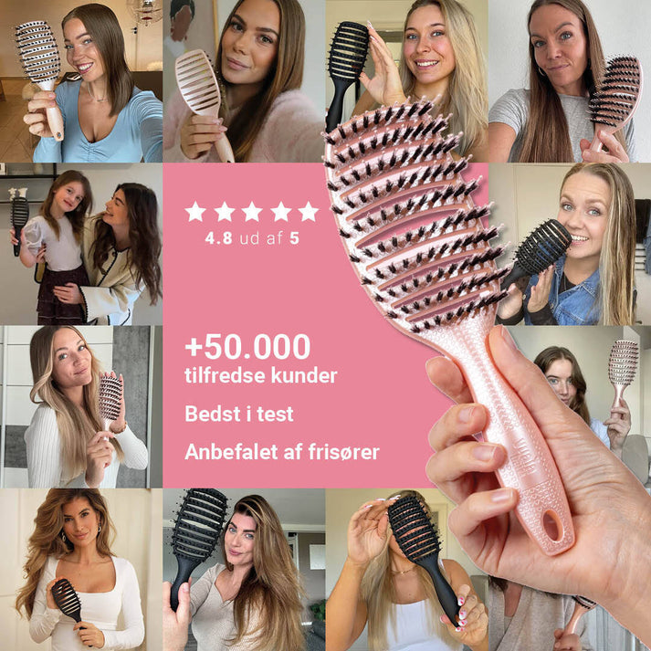 2 stk. Curvy Brush + Gratis Gave