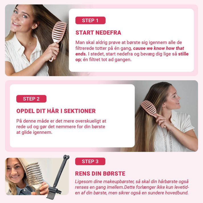 2 stk. Curvy Brush + Gratis Gave