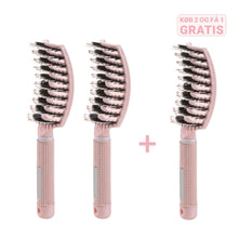 Curved Paddle Brush Køb 2 stk, få 1 stk gratis