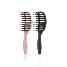 Mini Curvy Brush - Hårbørste med vildsvinehår