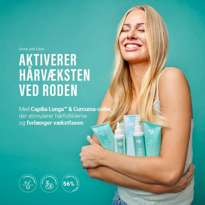 Grow and Glow Shampoo 250 ml - sulfatfri & silikonefri