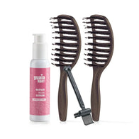 2 stk Soft Espresso (Gratis hårserum og cleaning brush)